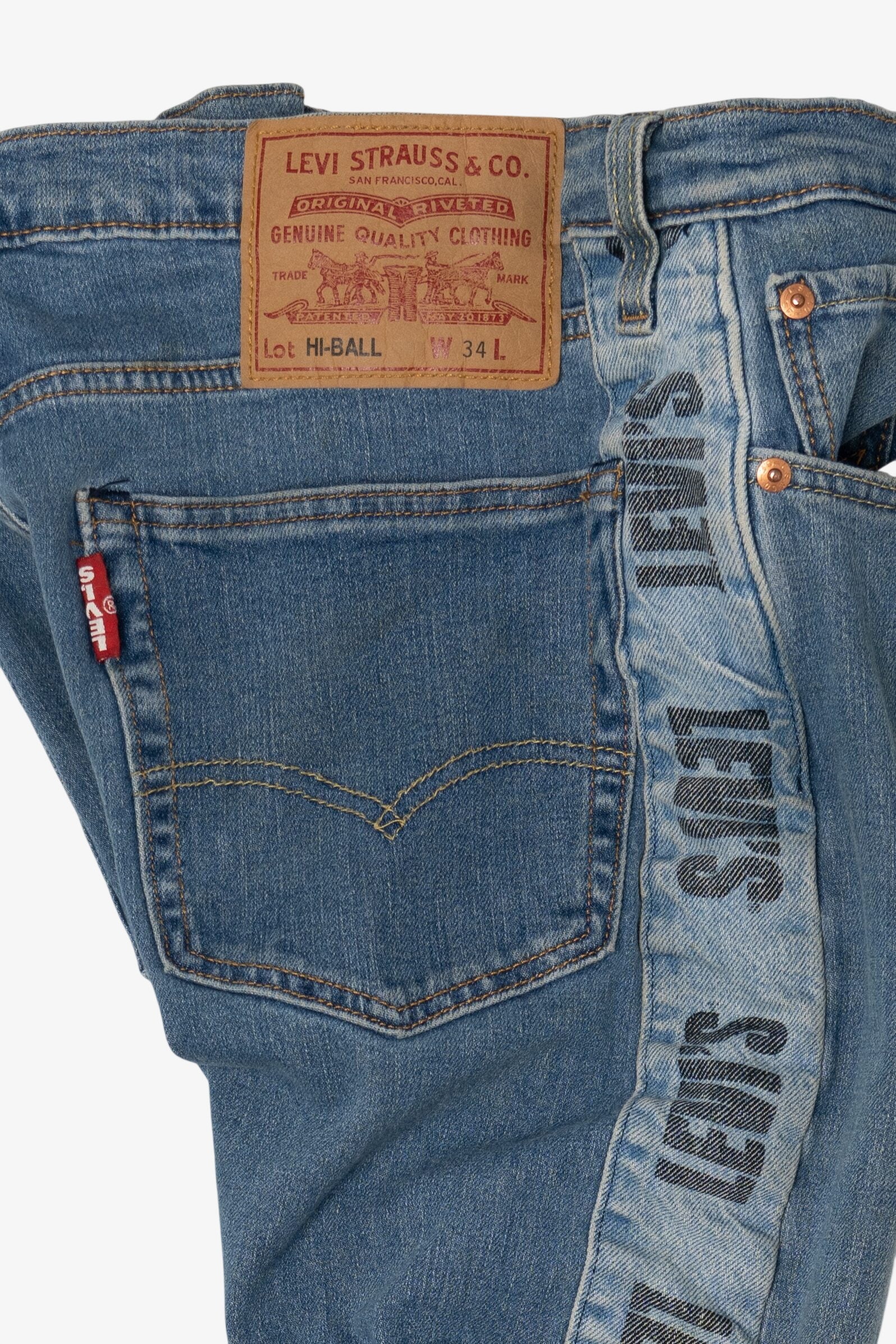 Blue Levi's Hi Ball Denim Jeans (2020s)