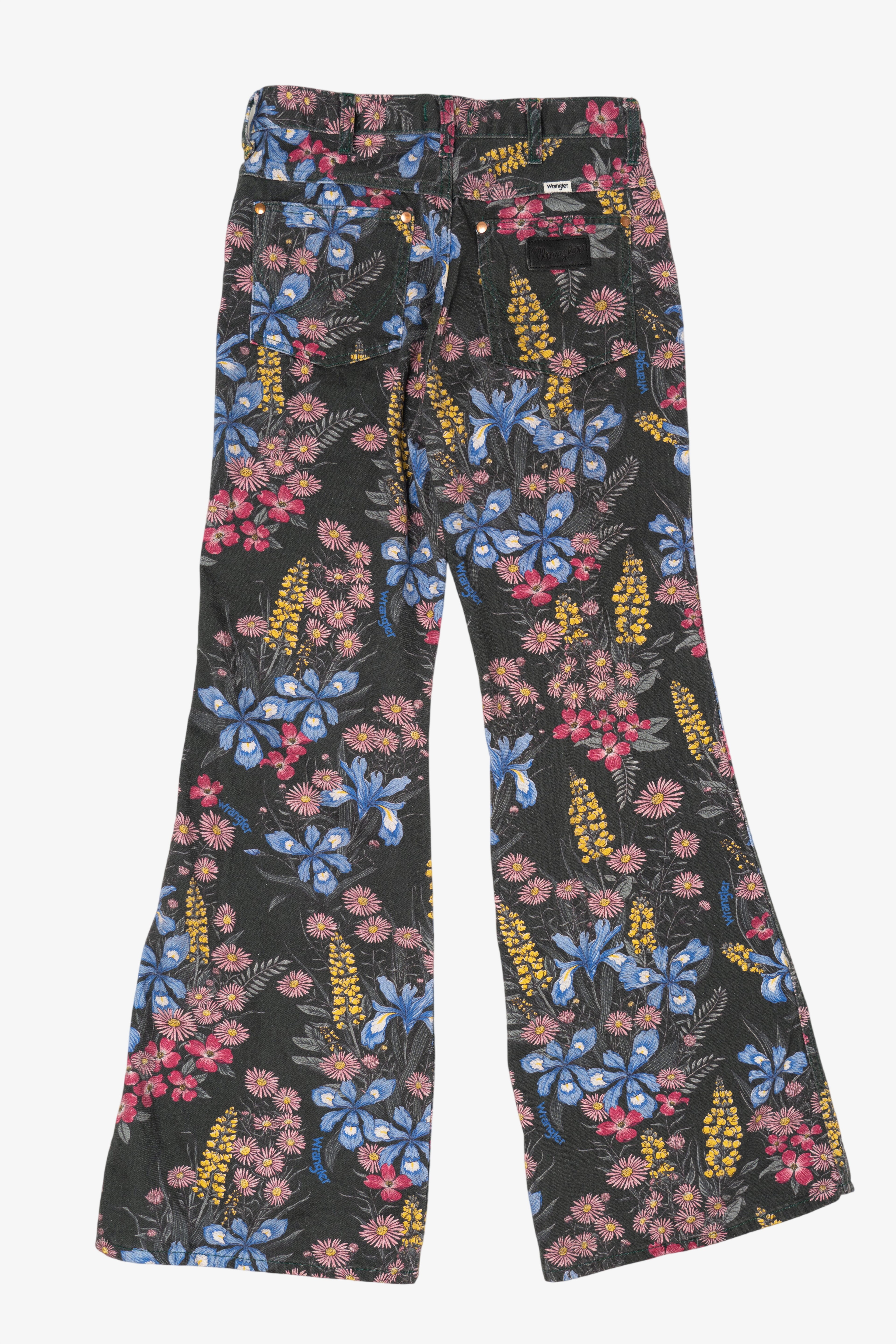 Wrangler Women's Floral Wanderer High Rise Flare Pants 27x34