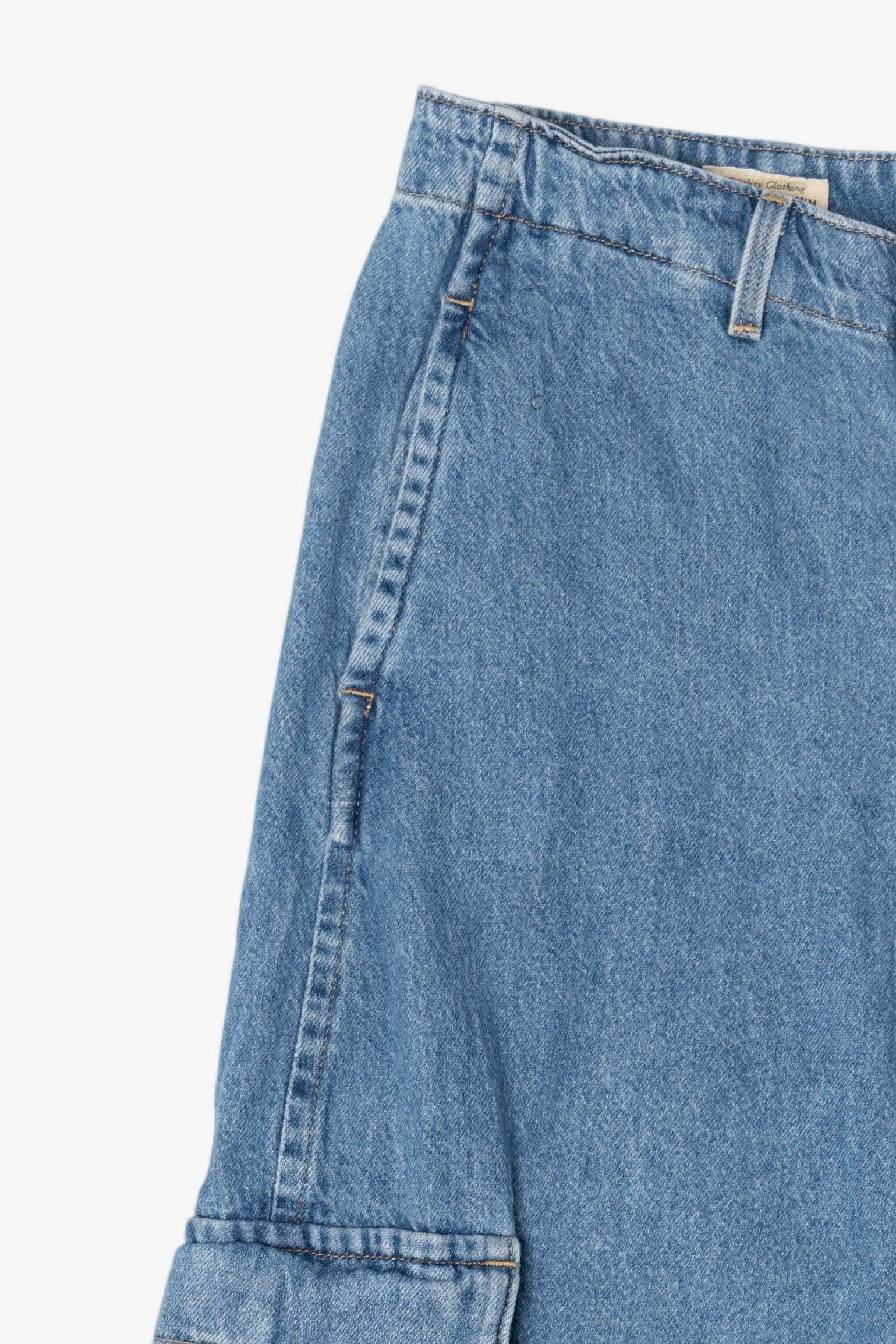 Blue Levi's Baggy Cargo Denim Jeans (2010s)