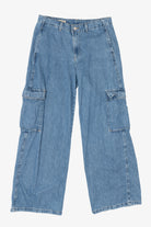 Blue Levi's Baggy Cargo Denim Jeans (2010s)