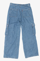 Blue Levi's Baggy Cargo Denim Jeans (2010s)