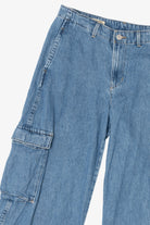 Blue Levi's Baggy Cargo Denim Jeans (2010s)