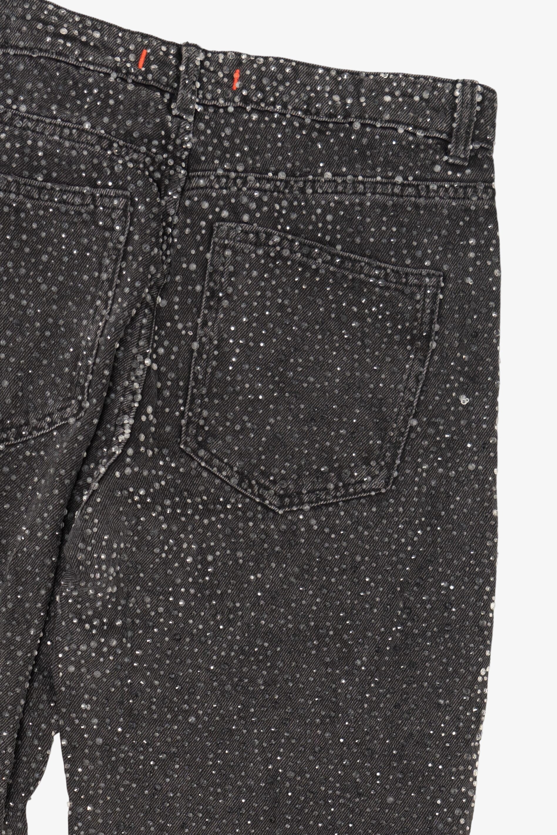 Zara Rhinestone Denim Jeans (2020s)