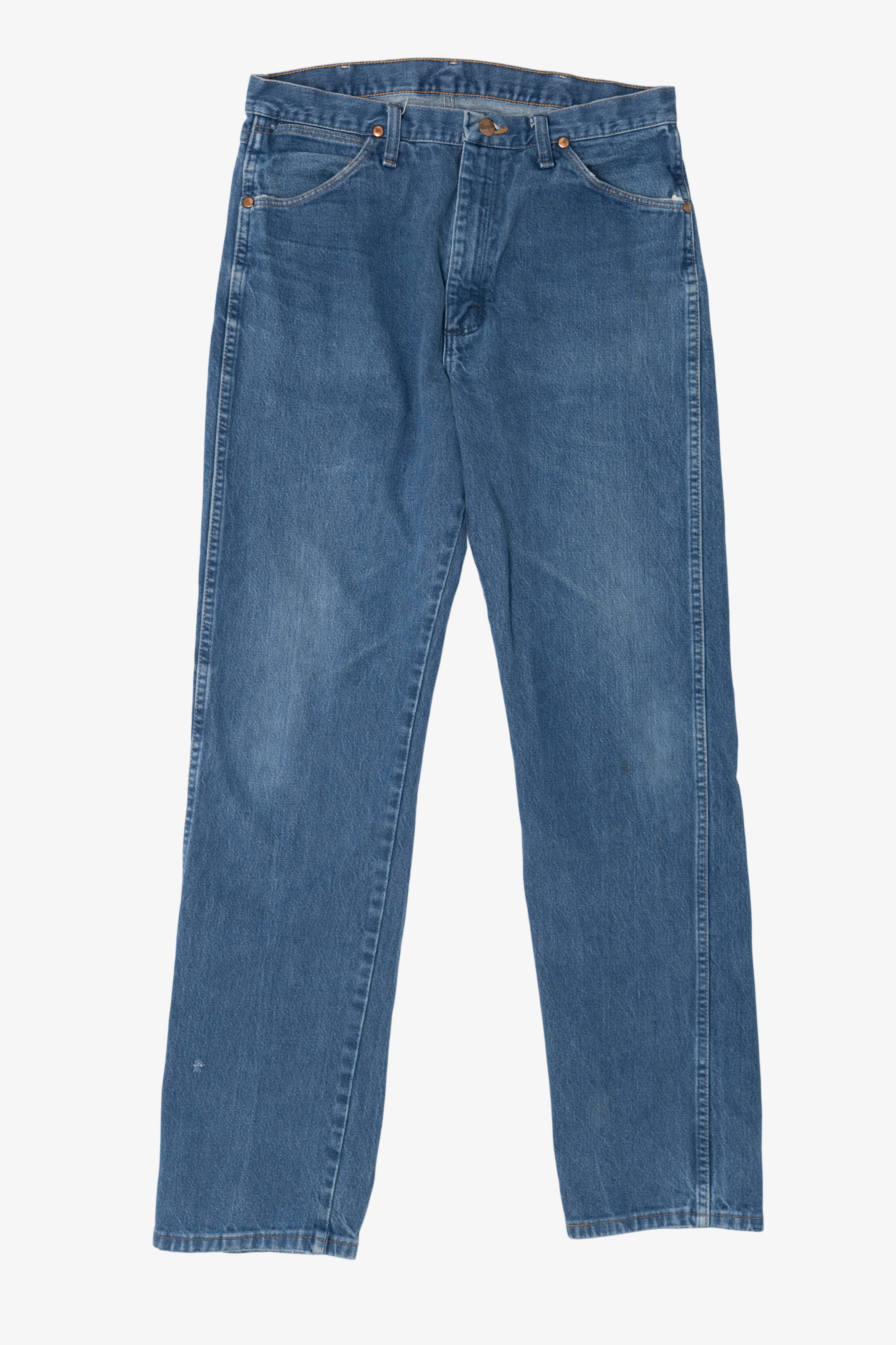 Vintage Distressed Wrangler Denim Jeans (34x34)  (1990s)