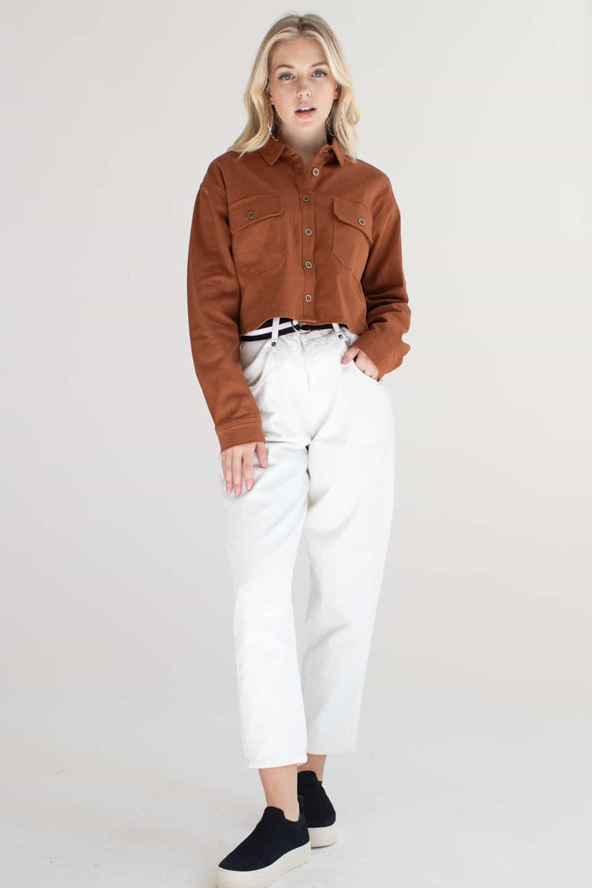White Brittania Jeans