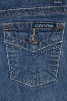 Vintage Y2K Calvin Klein Button Pocket Boot Cut Denim Jeans (2000s)