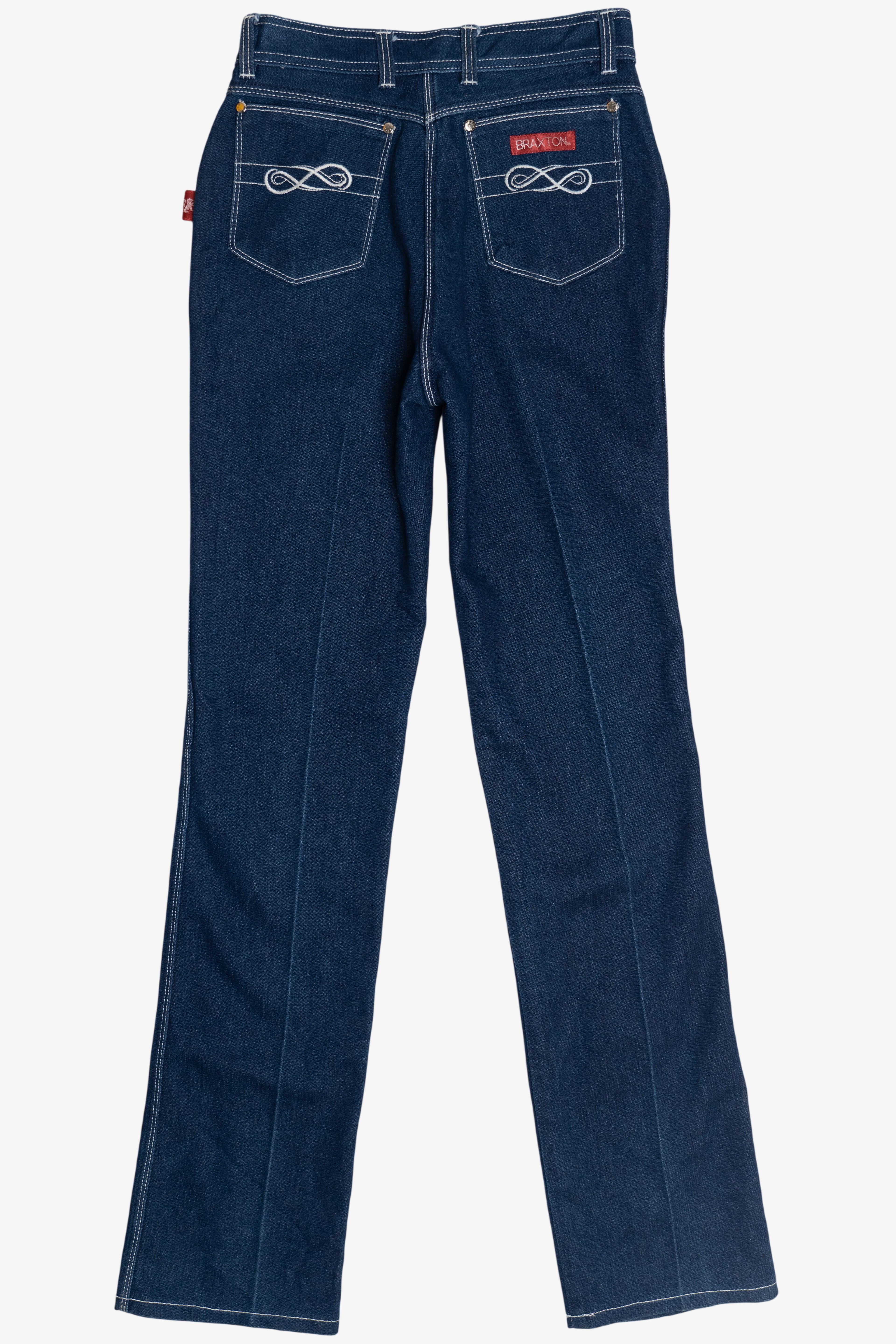 Vintage Braxton Straight Leg Denim Jeans (1980s)