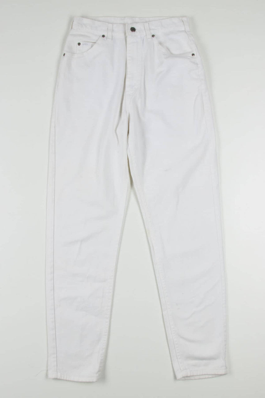 Vintage White Lee Denim Jean 709 (sz. 10 Med)