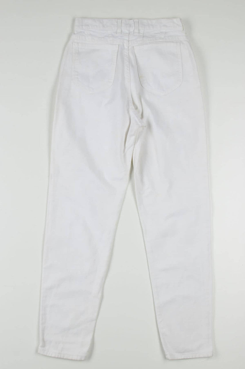 Vintage White Lee Denim Jean 709 (sz. 10 Med)