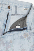 Vintage Zena Jeans Floral Panel Western Yoke Denim Jeans (1980s)