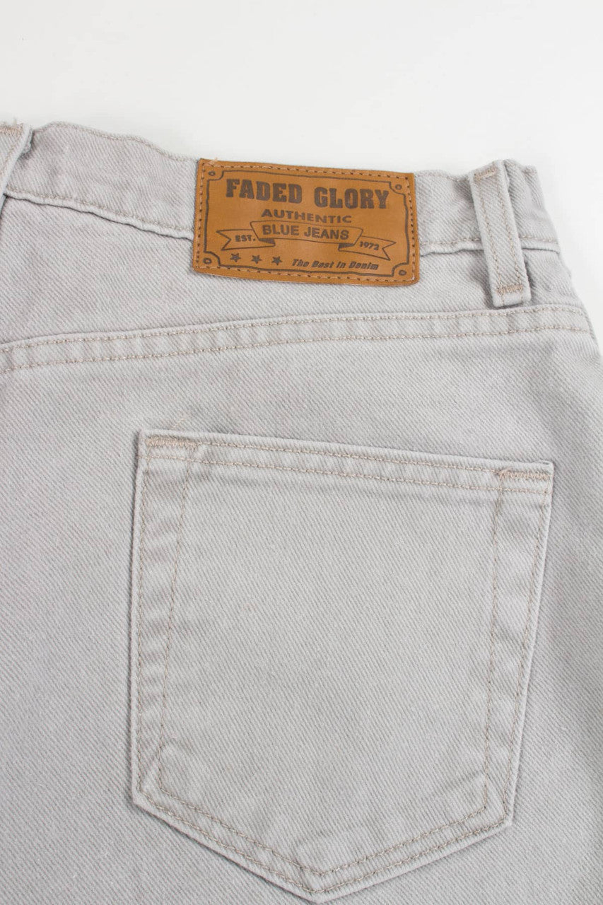 Grey Faded Glory Denim Jeans (sz. 16 Tall)