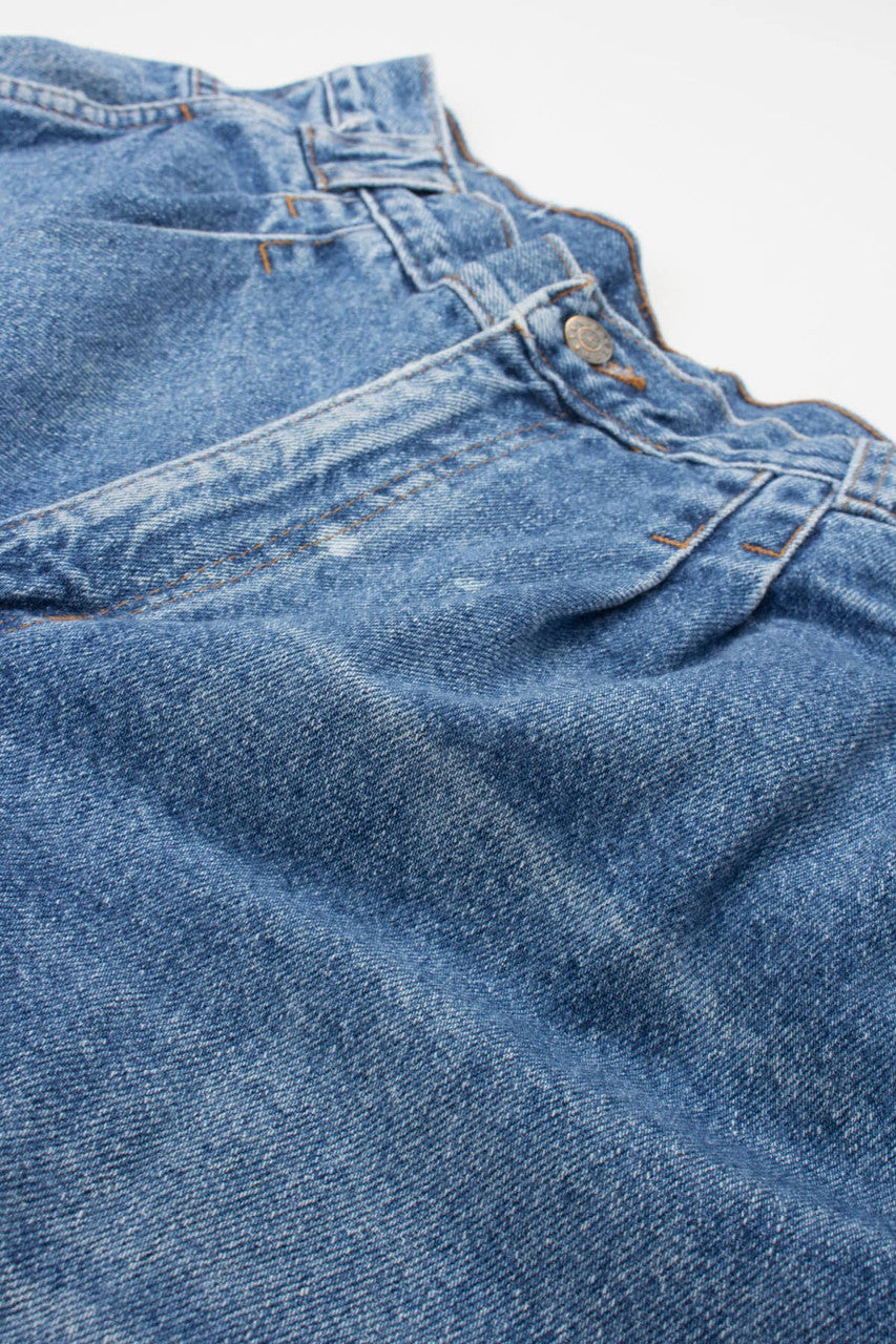 Vintage Pleated Front Denim Jeans 721 (sz. 18)