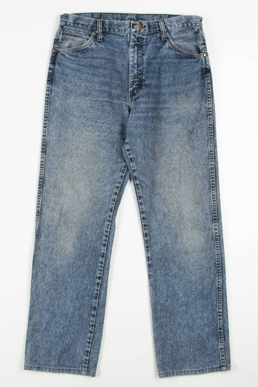Vintage Acid Washed Wrangler Denim Jeans 726 (sz. W34 L34)