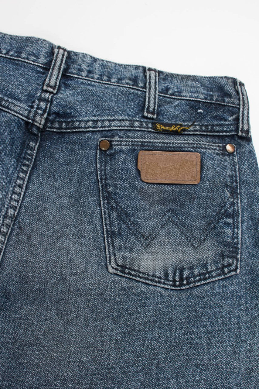Vintage Acid Washed Wrangler Denim Jeans 726 (sz. W34 L34)