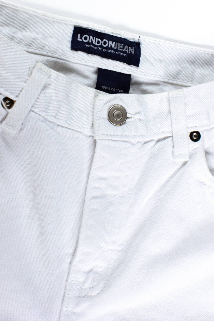 Vintage White Denim Jeans (sz. 8)