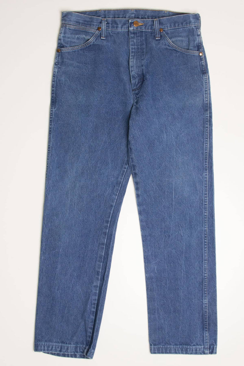 Hemmed Wrangler Denim Jeans (sz. W35 L32)