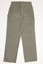 Olive Carhartt Dungarees Denim Jeans (sz. W30 L34)