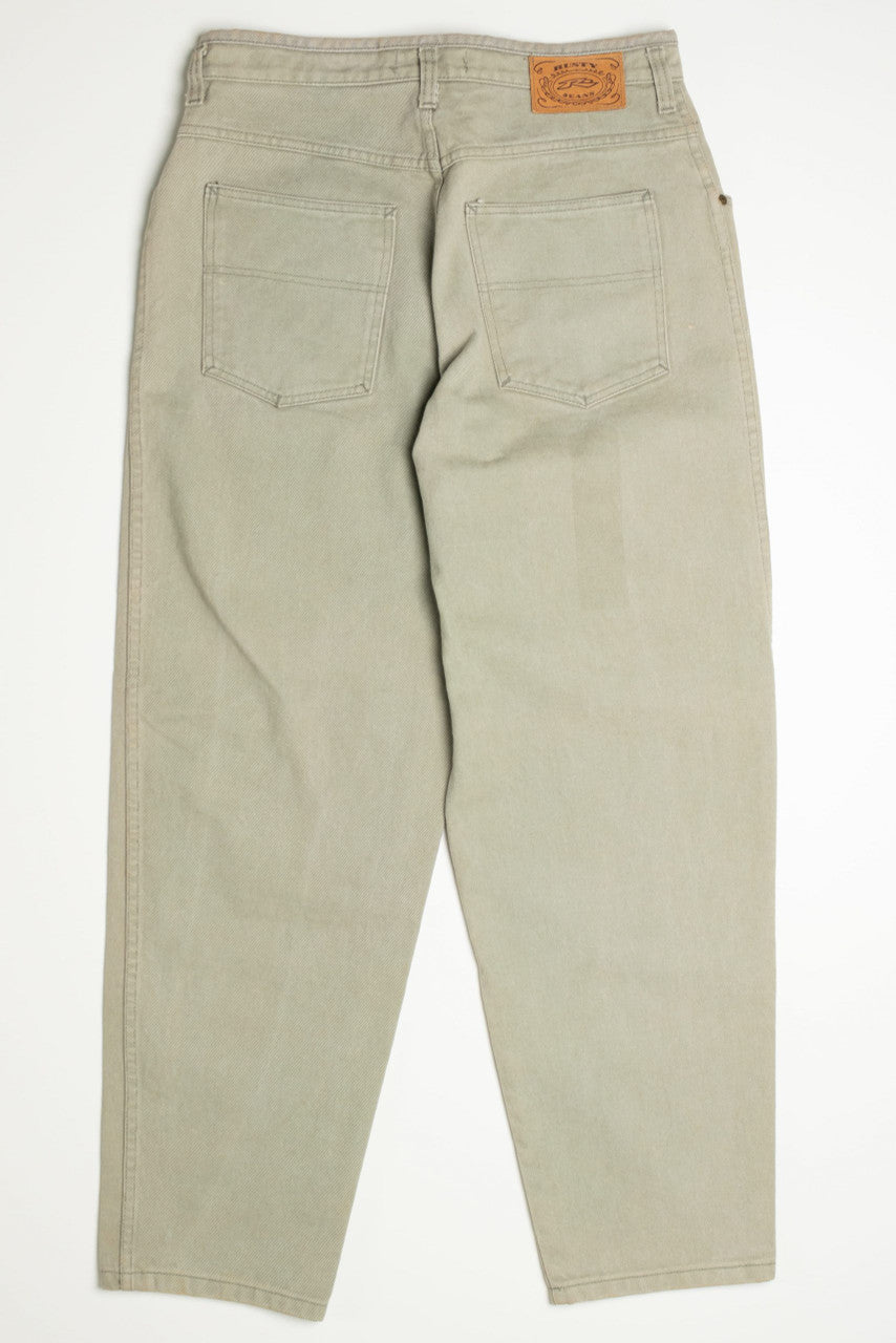 Taupe Rusty Denim Jeans