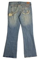Y2k Distressed Patchwork Hint Denim Jeans 979