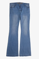 Y2k Lace-Up Wax Denim Jeans (2000s) 988