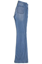 Y2k Lace-Up Wax Denim Jeans (2000s) 988