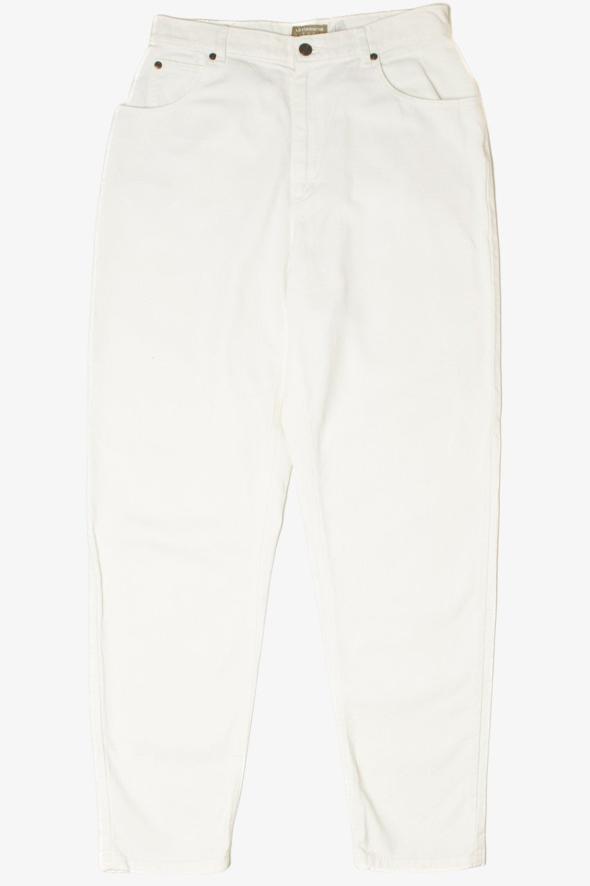 Vintage White High Waisted Liz Claiborne Denim Jeans