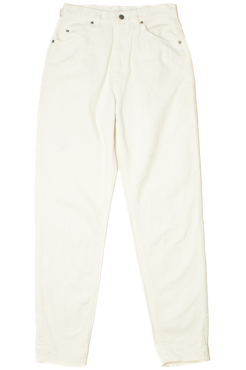 Vintage Lee White Denim Jeans 999