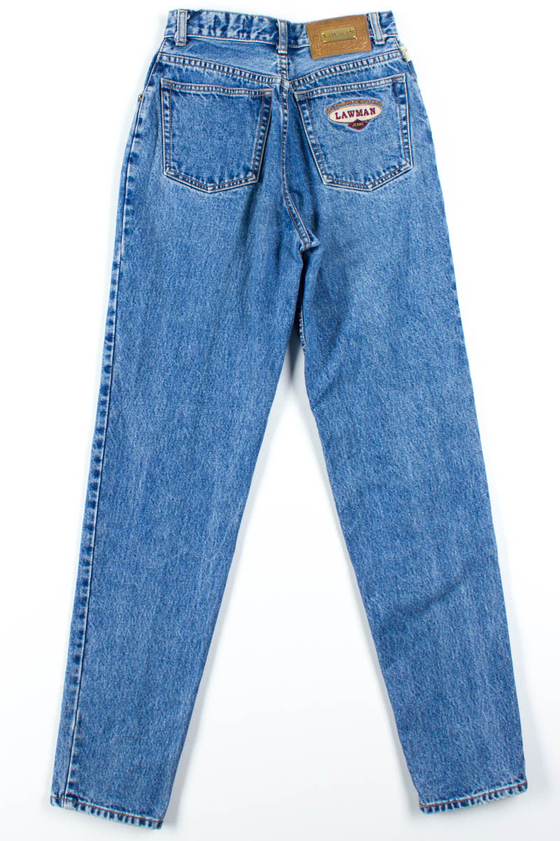 Acid Wash Lawman Blue Jeans (sz. 5)