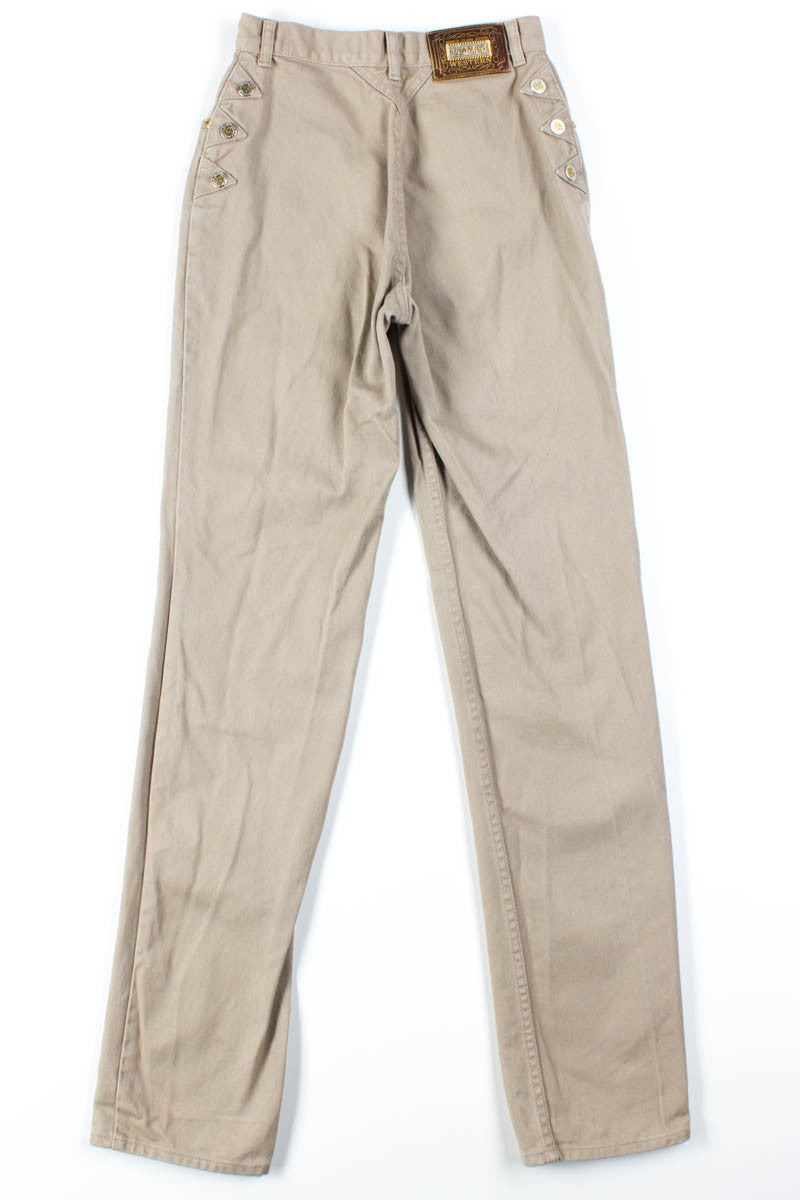 Tan Lawman Button Jeans (sz. 7)
