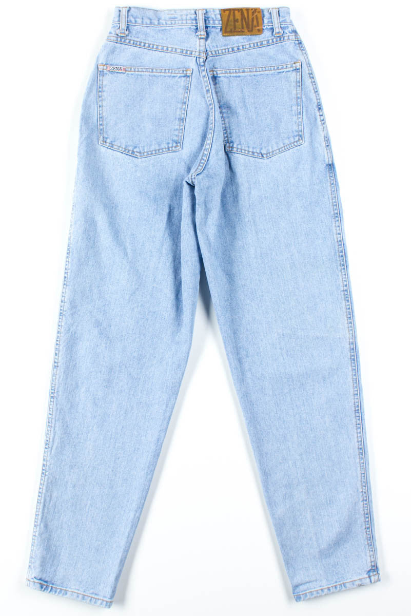 Button Fly Zena Blue Jeans (sz. 9)