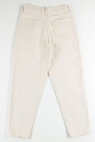Cream High Rise Mom Jeans (sz. 10)