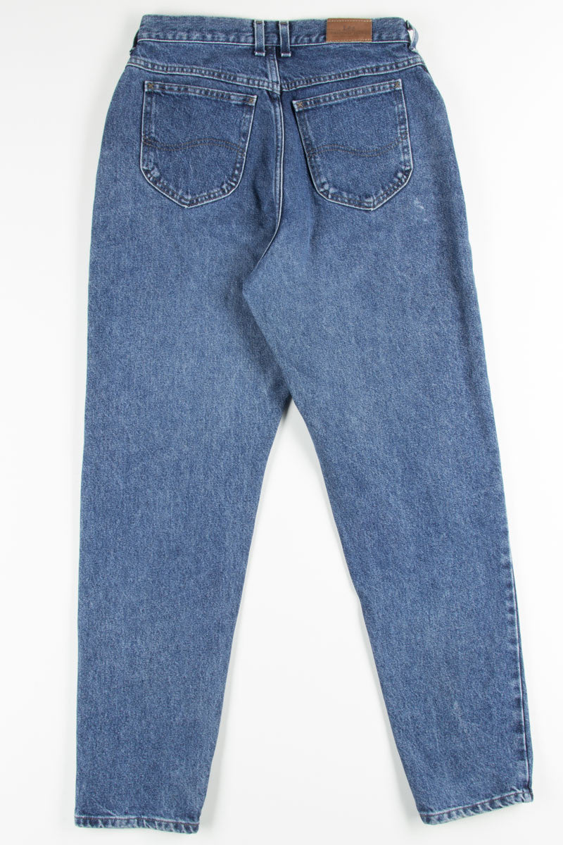 Lee Dark Wash High Rise Mom Jeans