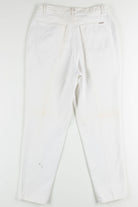 Cream High Rise Mom Jeans (sz. 14)