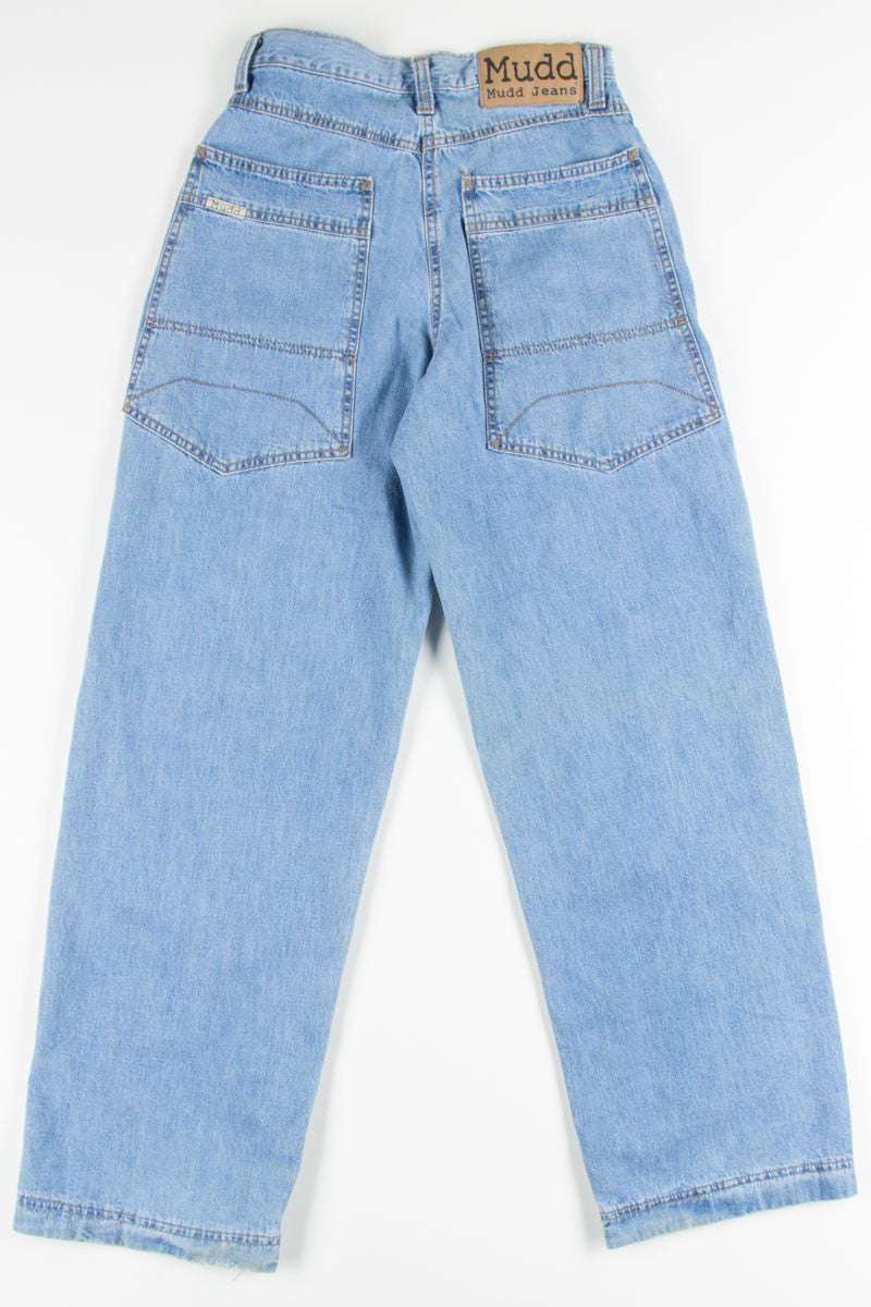 High Waisted Wide Leg Mudd Jeans (sz. 5)