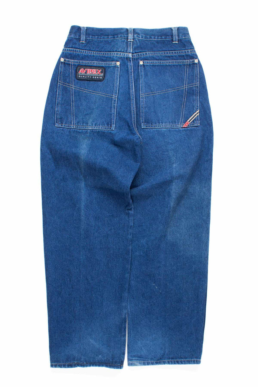 Avirex Wide Leg Faded Jeans (sz. W29 L30)