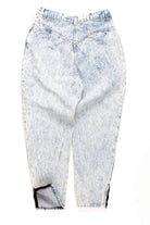 Zippered Ankle Classic Acid Wash High rise Skinny Jean (sz. Petite 12)