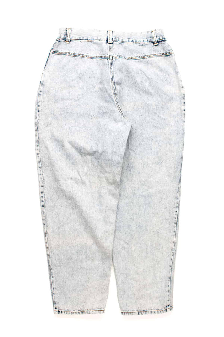Vintage Avon Fashions Pleated Acidwash Jean (sz. 13/14)