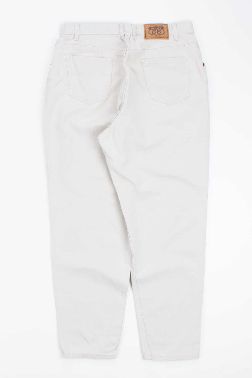Cream Route 66 Relaxed Fit Vintage Jeans (sz. 17-18)