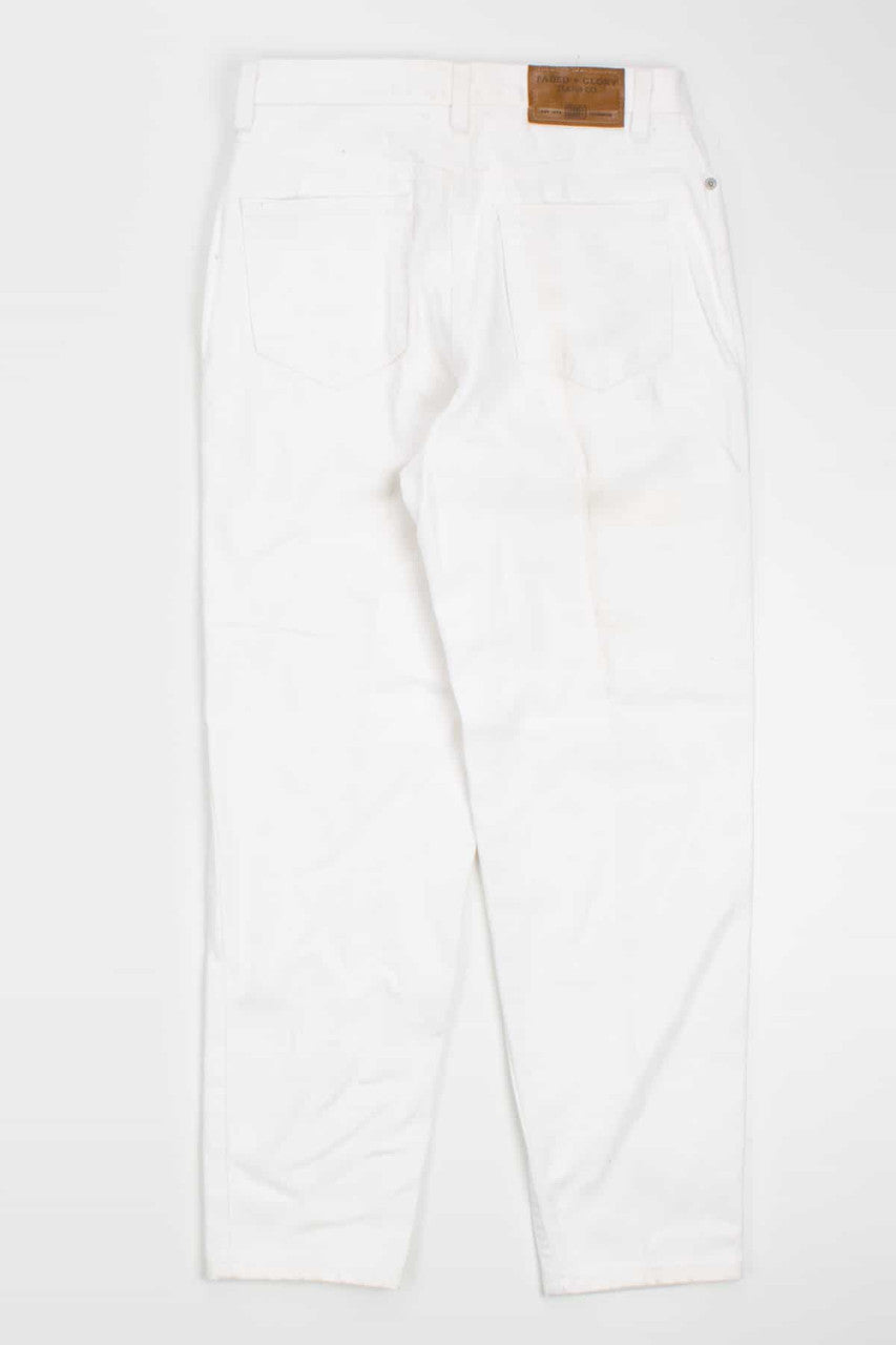 White Vintage Faded Glory Jeans