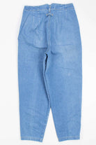 Extra Soft Pleated White Stag Vintage Jeans (sz. 8)