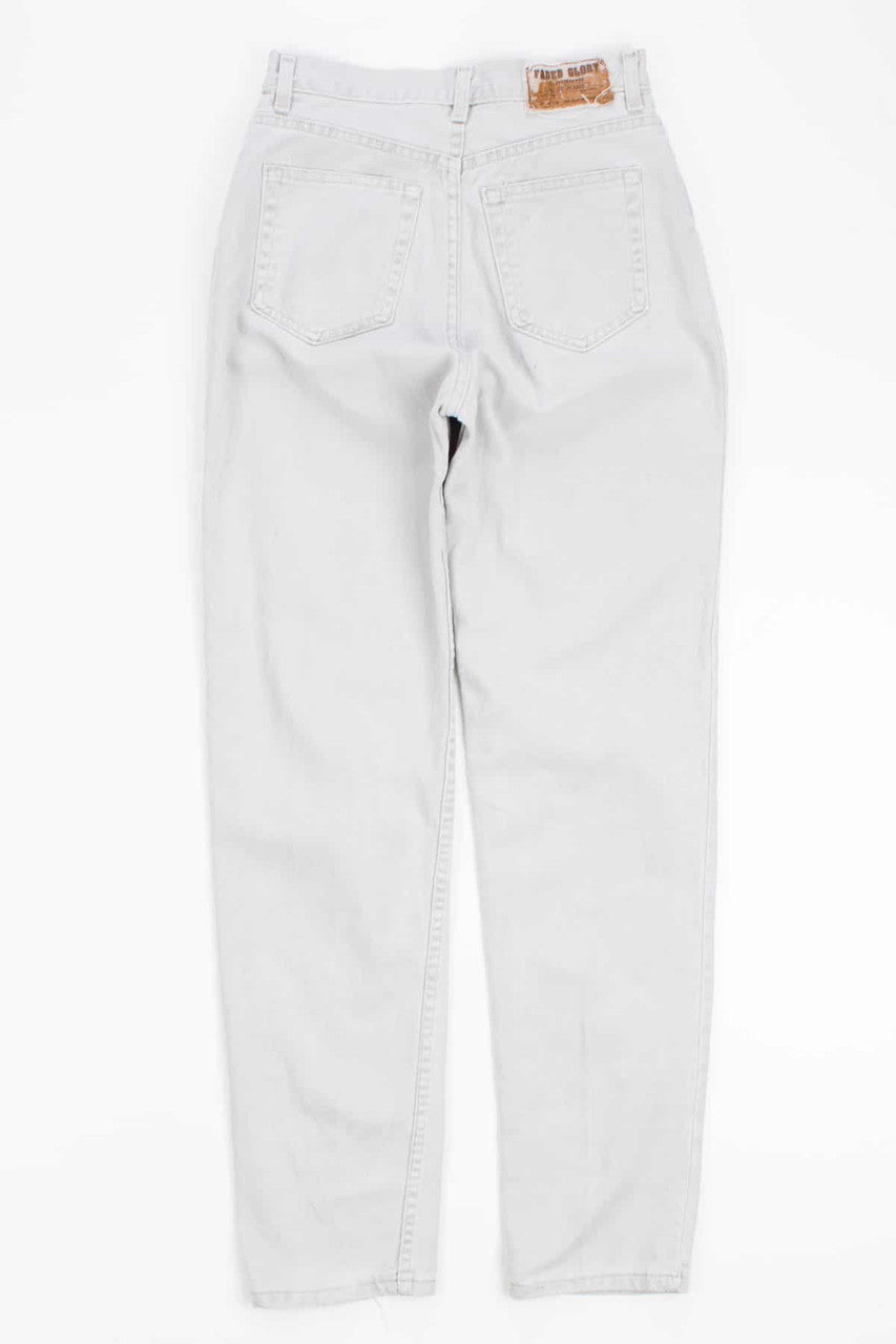Light Grey Faded Glory Vintage Jeans (28W 33L)