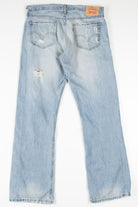Heavy Distress Levi's 527 Denim Jeans 465 (sz. 36W 34L)