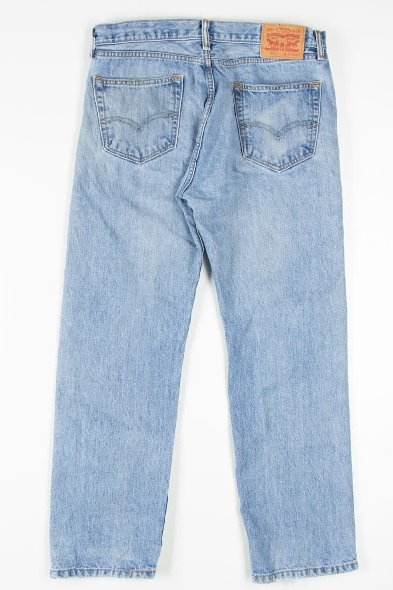 Levi's 505 Denim Jeans 481 (sz. 34W 30L)