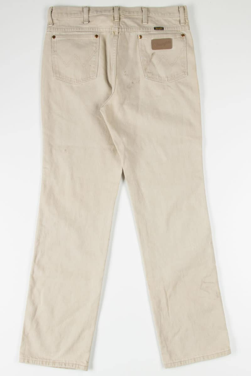 Wrangler Khaki Denim Jeans 507 (sz. 35W 34L)