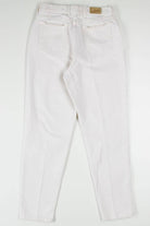 White High Waisted Lee Denim Jeans 545 (sz. 16 Med)