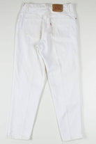 White High Waisted Levi's Denim Jeans 558 (sz. 12M)