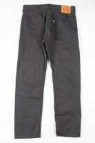 Black Levi's 505 Denim Jeans 629 (sz. 36W 34L)
