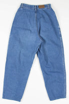 Vintage Paper Bag Waist Lee Denim Jeans 676 (sz. 9 Med)