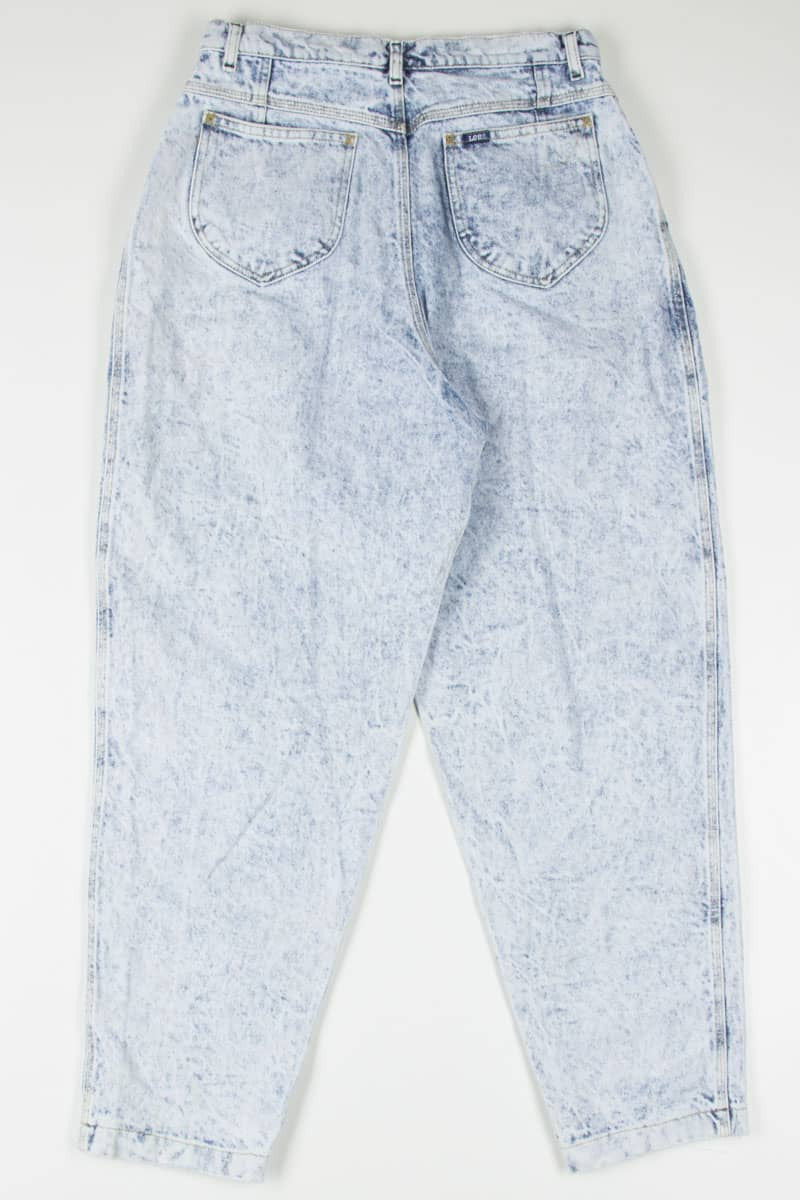 Vintage Fold Pleat Acid Washed Lee Denim Jeans 680 (sz. 16M)