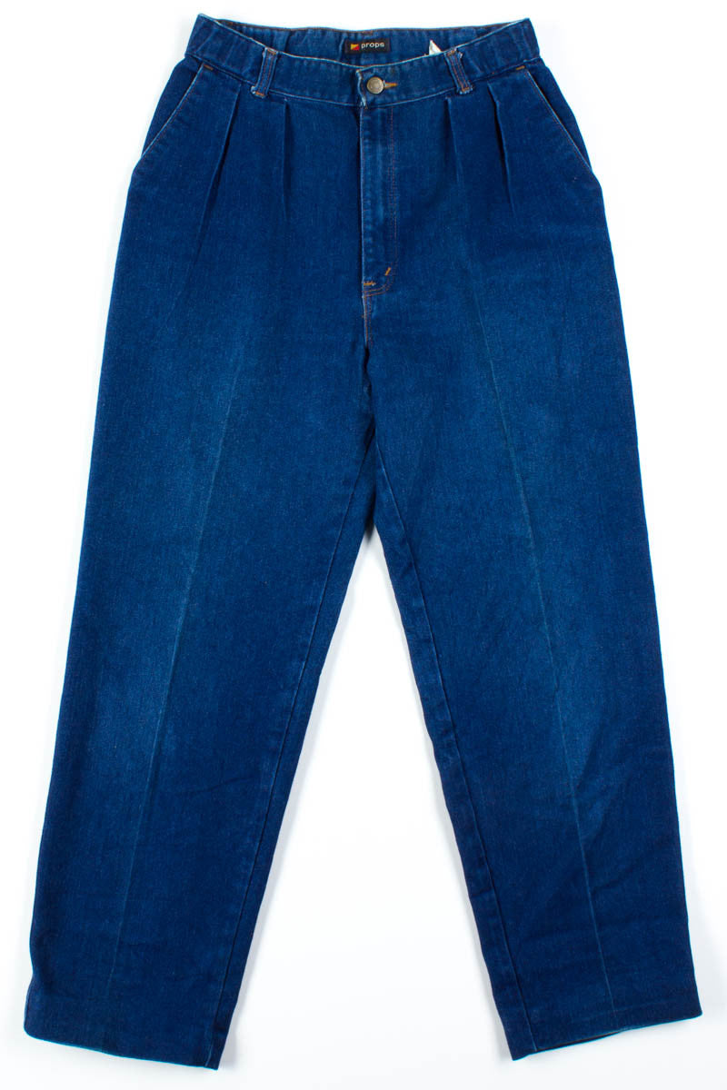 Pleated Props Blue Jeans (sz. 12)